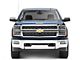 Rough Country Mesh Upper Grille Inserts; Black (14-15 Silverado 1500 w/o Z71 Package)