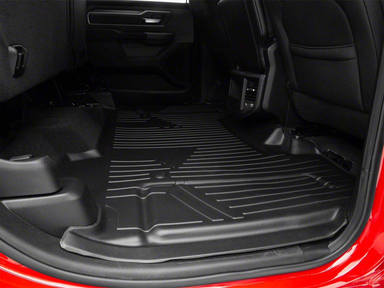 Rough Country Ram 1500 Heavy Duty Front Over The Hump And Rear Floor Mats Black M 31410 19 24 3660