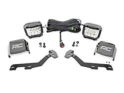 Rough Country 3-Inch Osram Wide Angle Series LED Ditch Light Kit (19-25 RAM 1500)