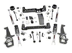 Rough Country 4-Inch Suspension Lift Kit with Lifted N3 Struts and Premium N3 Shocks (12-18 4WD RAM 1500 w/o Air Ride)