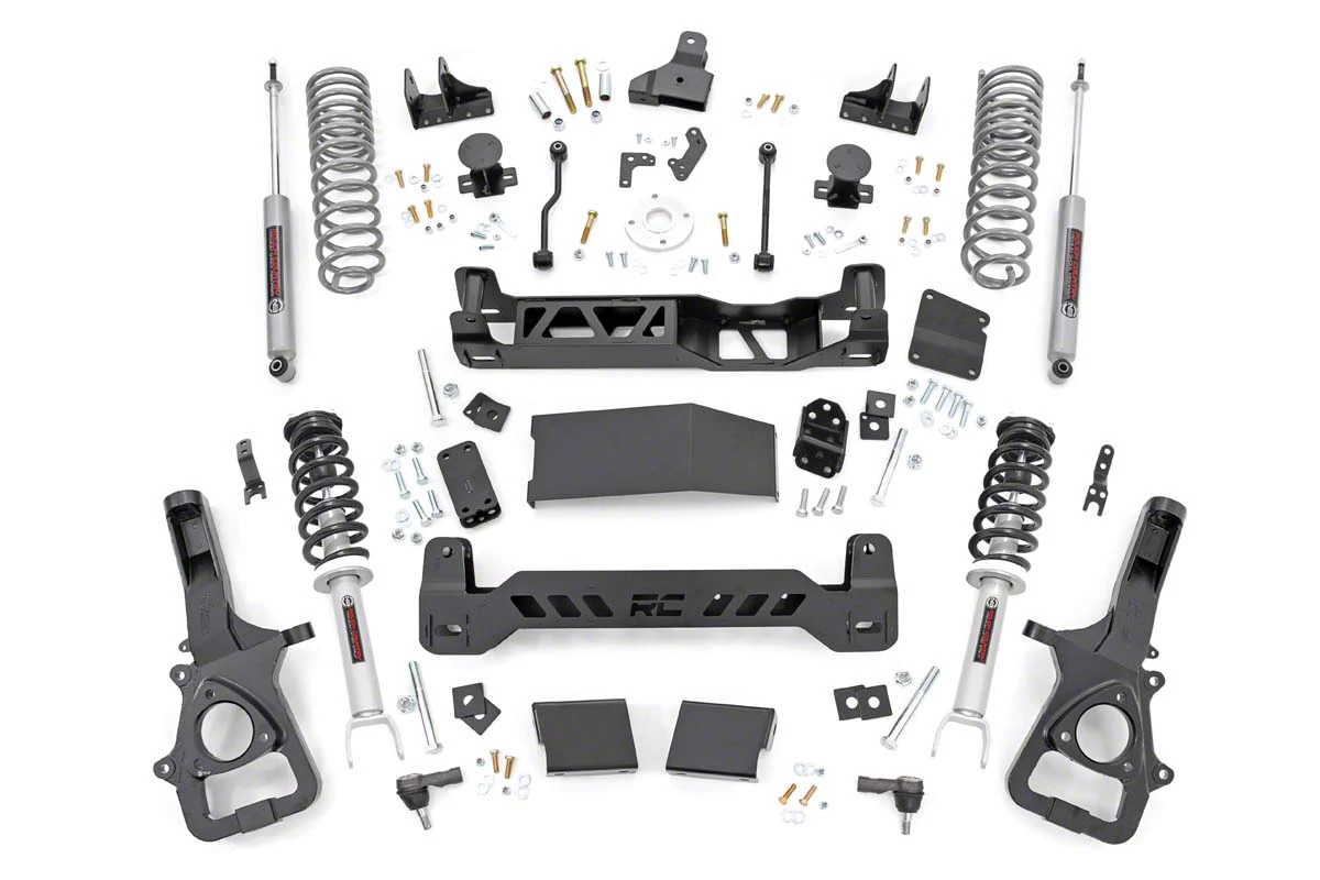 Rough Country Ram 1500 6 Inch Suspension Lift Kit With Lifted Struts And Premium N3 Shocks 9993