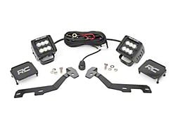 Rough Country Black Series LED Ditch Light Kit; Flood Beam (19-25 RAM 1500)