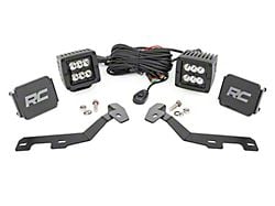 Rough Country Black Series LED Ditch Light Kit; Spot Beam (19-25 RAM 1500)