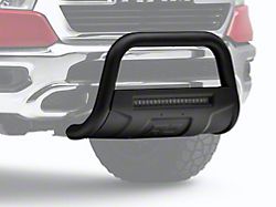 Rough Country Bull Bar with 20-Inch LED Light Bar; Black (19-24 RAM 1500, Excluding Rebel & TRX)