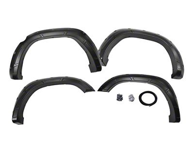 Rough Country Defender Fender Flares; Quartz Gray (19-24 RAM 1500, Excluding Rebel & TRX)