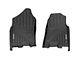 Rough Country Flex-Fit Front Floor Mats; Black (19-24 RAM 1500 Crew Cab)