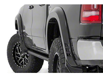 Rough Country Pocket Fender Flares; Black Forest Green (19-24 RAM 1500, Excluding Rebel & TRX)