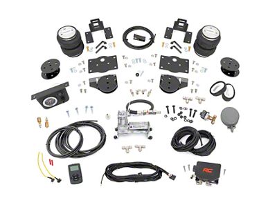 Rough Country Rear Air Spring Kit with OnBoard Air Compressor and Wireless Remote for 4-Inch Lift (19-24 4WD RAM 1500)