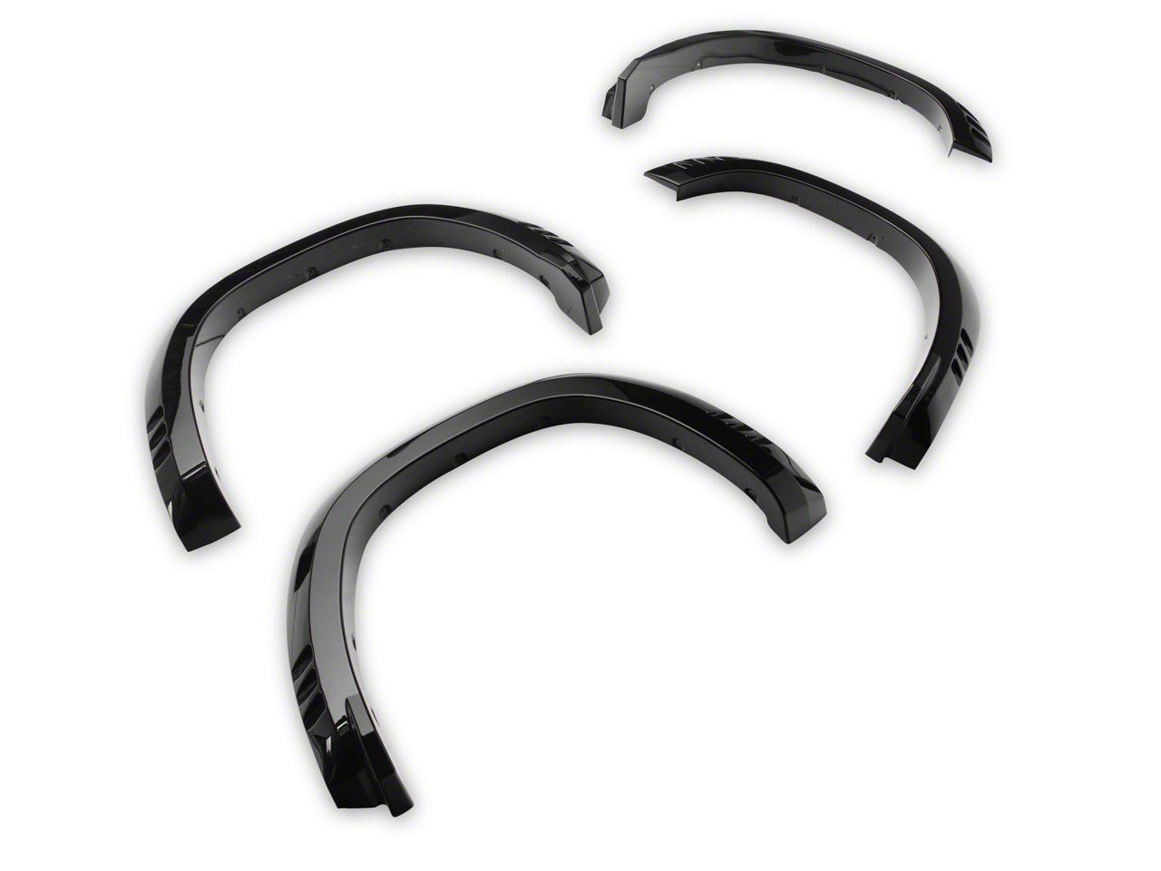 Rough Country RAM 1500 SF1 Fender Flares; Black F-D319201-DX8 (19-24 ...