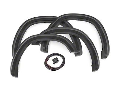 Rough Country Sport Fender Flares; Deep Red (19-24 RAM 1500, Excluding Rebel & TRX)