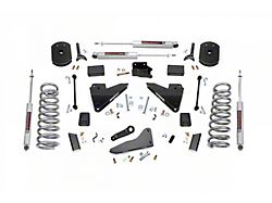 Rough Country 5-Inch Coil Spring Suspension Lift Kit with Radius Arm Drop Brackets and Premium N3 Shocks (14-18 4WD 6.7L RAM 2500, Excluding Power Wagon)