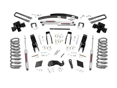 Rough Country 5-Inch Suspension Lift Kit with Premium N3 Shocks (00-02 4WD RAM 2500, Excluding V8)