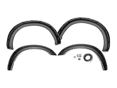 Rough Country Defender Fender Flares; Black Forest Green (19-24 RAM 2500)