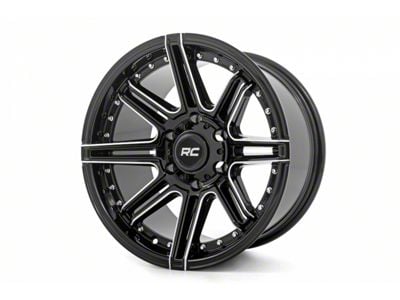 Rough Country 88 Series Gloss Black 8-Lug Wheel; 22x10; -19mm Offset (19-24 RAM 2500)