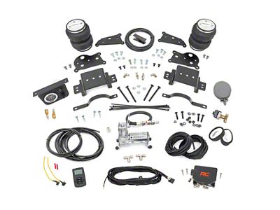 Rough Country Rear Air Spring Kit with OnBoard Air Compressor and Wireless Remote for 5-Inch Lift (14-24 4WD RAM 2500)