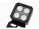 Rough Country 2-Inch Square LED Lights with Swivel Mounts; Flood Beam (Universal; Some Adaptation May Be Required)