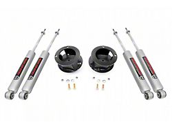 Rough Country 2.50-Inch Front Leveling Kit with Premium N3 Shocks (13-24 4WD RAM 3500 w/ Rear Coil Springs)