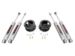 Rough Country 2.50-Inch Front Leveling Lift Kit with Premium N3 Shocks (13-24 4WD RAM 3500 w/ Rear Leaf Springs, Excluding Power Wagon)