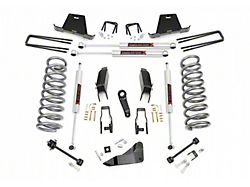 Rough Country 5-Inch Suspension Lift Kit with M1 Monotube Shocks (03-07 4WD 5.9L, 6.7L RAM 3500 SRW)