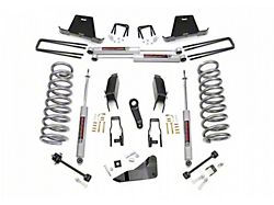 Rough Country 5-Inch Suspension Lift Kit with Premium N3 Shocks (03-07 4WD 5.7L RAM 3500 SRW, Excluding Power Wagon)