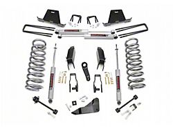 Rough Country 5-Inch Suspension Lift Kit with Premium N3 Shocks (03-07 4WD 5.9L/6.7L RAM 3500 SRW, Excluding Power Wagon)
