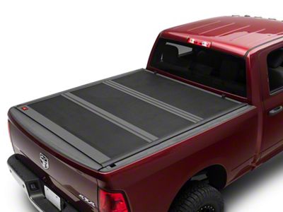 Rough Country Hard Low Profile Tri-Fold Tonneau Cover (10-24 RAM 3500 w/ 6.4-Foot Box & w/o RAM Box)