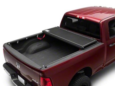 Rough Country Hard Low Profile Tri-Fold Tonneau Cover (10-24 RAM 3500 w/ 6.4-Foot Box & w/o RAM Box)