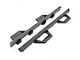 Rough Country SRX2 Adjustable Aluminum Side Step Bars; Textured Black (10-18 RAM 3500 Crew Cab)