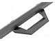 Rough Country SRX2 Adjustable Aluminum Side Step Bars; Textured Black (10-18 RAM 3500 Crew Cab)