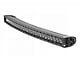 Rough Country 30-Inch Black Series Curved Single Row Cool White DRL LED Light Bar; Spot Beam (Universal; Some Adaptation May Be Required)