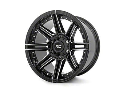 Rough Country 88 Series Gloss Black 6-Lug Wheel; 17x9; -12mm Offset (24-25 Ranger)