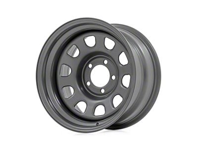 Rough Country Steel Gray 6-Lug Wheel; 17x9; -12mm Offset (2024 Ranger)