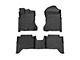 Rough Country Sure-Fit Front and Rear Floor Mats; Black (2024 Ranger Crew Cab)