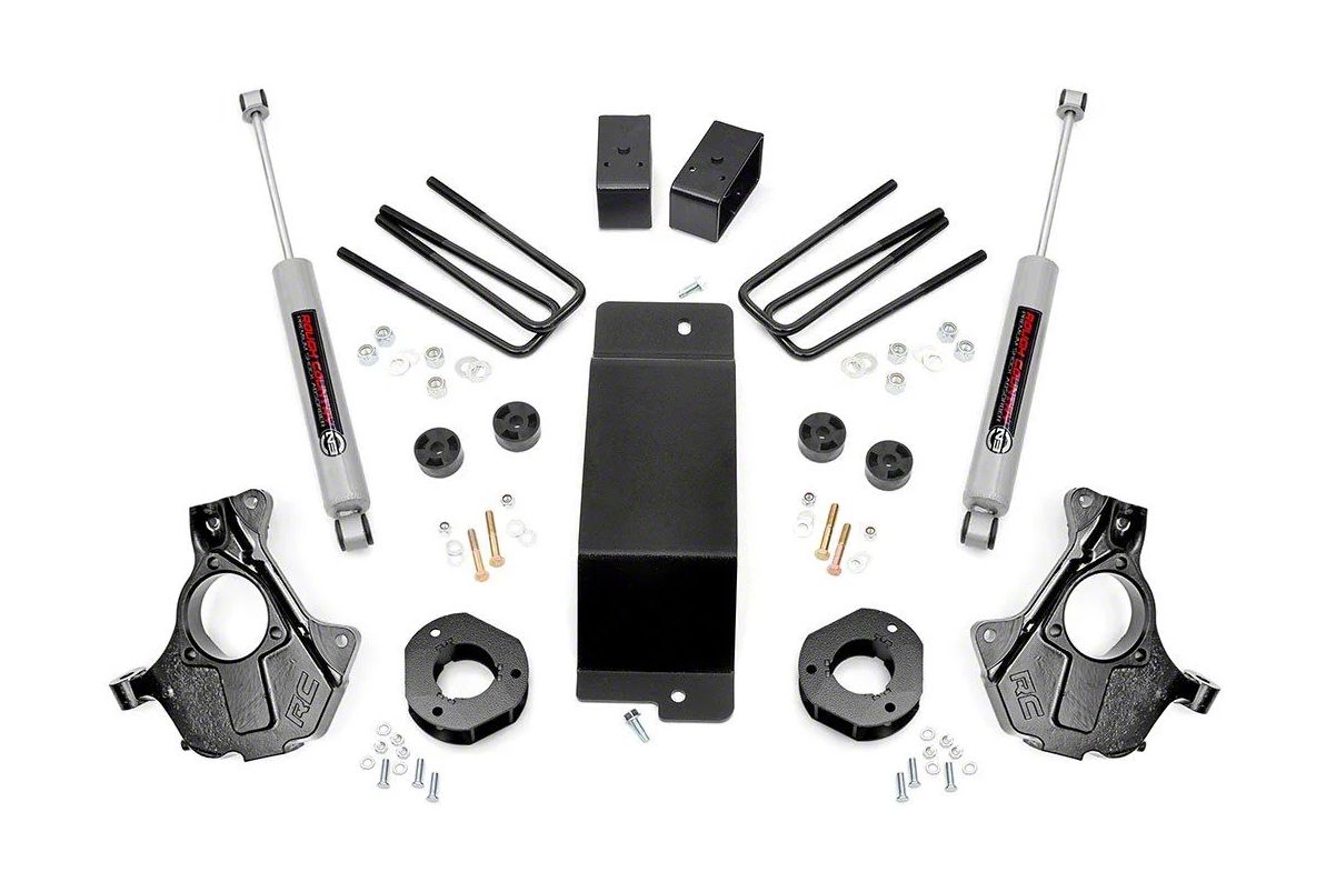 Rough Country Sierra 3.5 in. Suspension Knuckle Lift Kit 12430 (14-18 ...