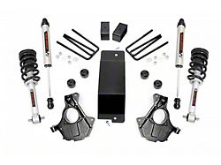 Rough Country 3.50-Inch Knuckle Suspension Lift Kit with Lifted Struts and V2 Monotube Shocks (14-18 4WD Sierra 1500 w/ Stock Cast Alumium or Stamped Steel Control Arms, Excluding Denali)