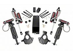 Rough Country 3.50-Inch Knuckle Suspension Lift Kit with Vertex Adjustable Coil-Overs and Vertex Shocks (14-18 4WD Sierra 1500 w/ Stock Cast Aluminum or Stamped Steel Control Arms, Excluding Denali)