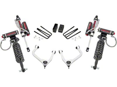 Rough Country 3.50-Inch Forged Upper Control Arm Suspension Lift Kit with Vertex Adjustable Coil-Overs and Vertex Shocks (19-23 Sierra 1500 w/ Multi-Leaf Pack Springs, Excluding AT4, Denali & Diesel)