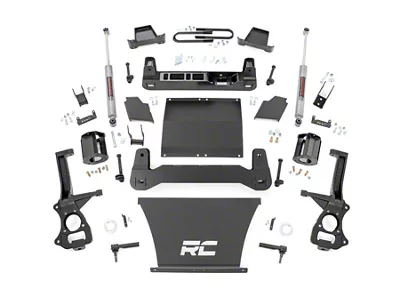 Rough Country 4-Inch Suspension Lift Kit with Premium N3 Shocks (2025 V8 Sierra 1500 AT4)