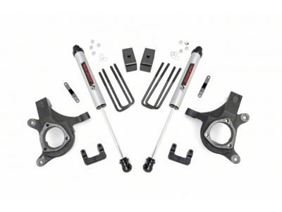 Rough Country 5-Inch Suspension Lift Kit with V2 Monotube Shocks (07-13 2WD Sierra 1500)