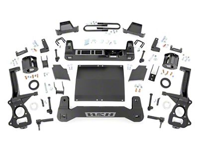 Rough Country 6-Inch Suspension Lift Kit (2025 4WD 3.0L Duramax Sierra 1500 Denali)