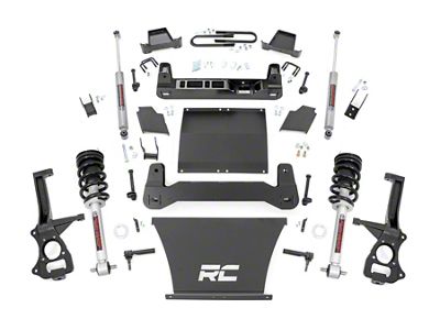 Rough Country 6-Inch Suspension Lift Kit with N3 Struts and N3 Rear Shocks (2025 4WD V8 Sierra 1500, Excluding AT4 & Denali)