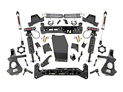 Rough Country 7-Inch Knuckle Suspension Lift Kit with Vertex Adjustable Coil-Overs and V2 Monotube Shocks (14-18 4WD Sierra 1500 w/ Stock Cast Steel Control Arms, Excluding Denali)