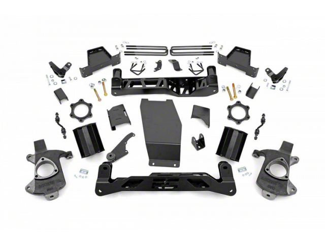 Rough Country 7-Inch MagneRide Suspension Lift Kit (14-16 4WD Sierra 1500 Denali w/ Stock Cast Aluminum Control Arms)