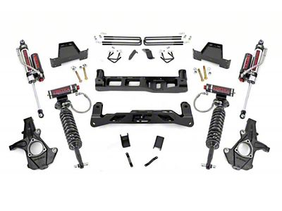 Rough Country 7.50-Inch Suspension Lift Kit with Vertex Adjustable Coil-Overs and Shocks (07-13 2WD Sierra 1500)