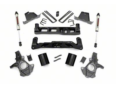 Rough Country 7.50-Inch Suspension Lift Kit with V2 Monotube Shocks (07-13 2WD Sierra 1500)
