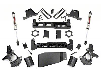 Rough Country 7.50-Inch Suspension Lift Kit with V2 Monotube Shocks (07-13 4WD Sierra 1500)