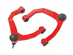 Rough Country Forged Upper Control Arms; Red (19-24 Sierra 1500)