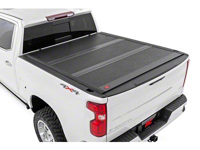 Rough Country Hard Low Profile Tri-Fold Tonneau Cover (19-24 Sierra 1500 w/ 6.50-Foot Standard Box & w/o CarbonPro Box)