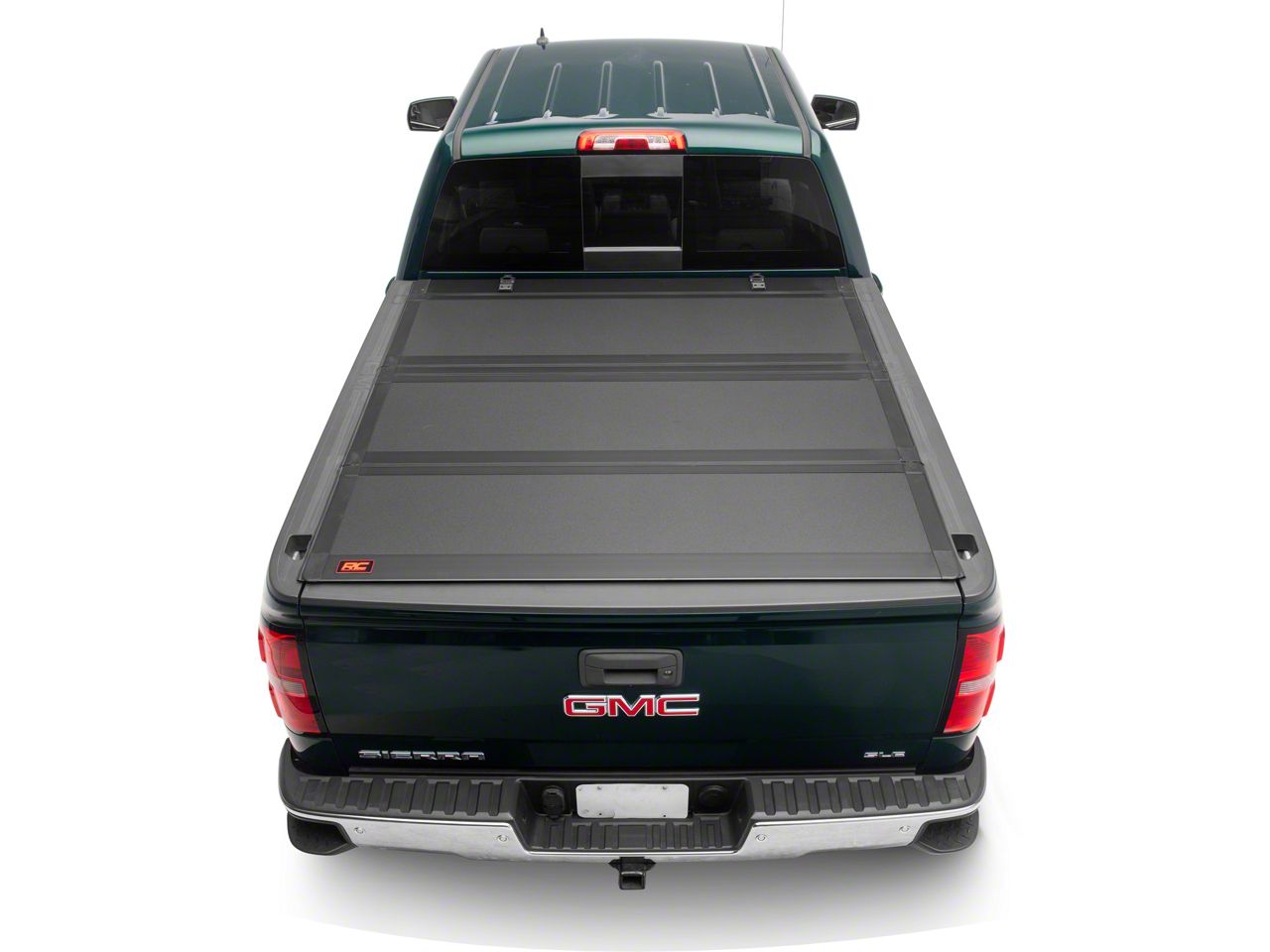 Rough Country Sierra 1500 Hard Tri-Fold Flip-Up Tonneau Cover 49119551 ...