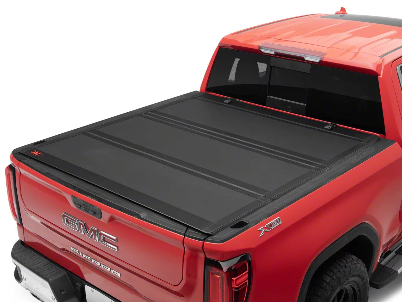 Rough Country Hard Tri-Fold Flip-Up Tonneau Cover